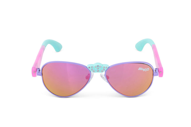 Suntan Turquoise Hampton Beach Kids' Sunglasses