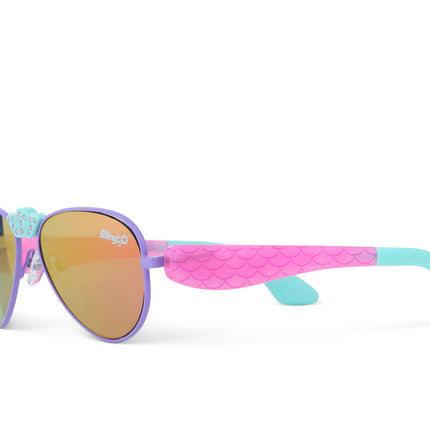 Suntan Turquoise Hampton Beach Kids' Sunglasses