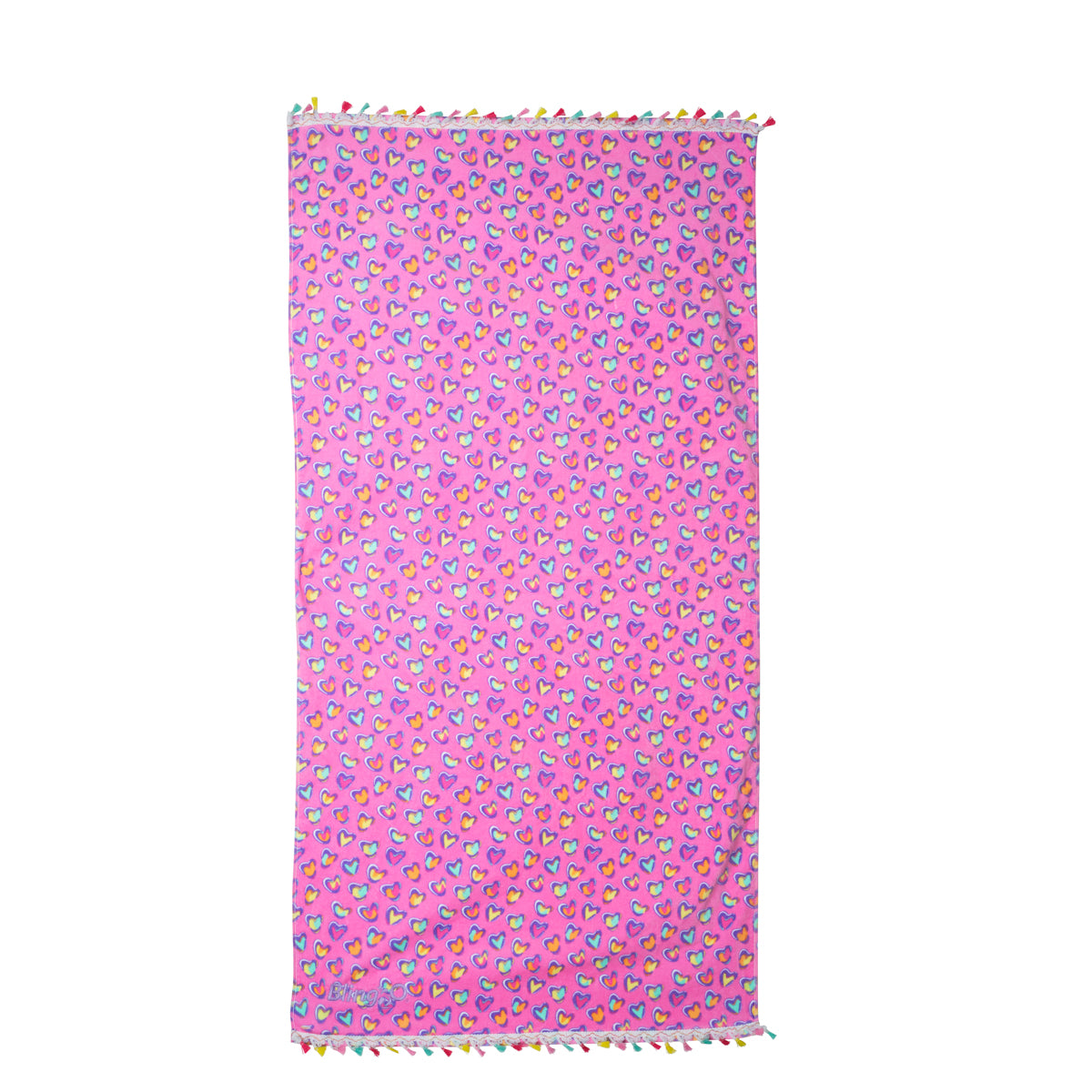 paws pattern beach towel angle 1