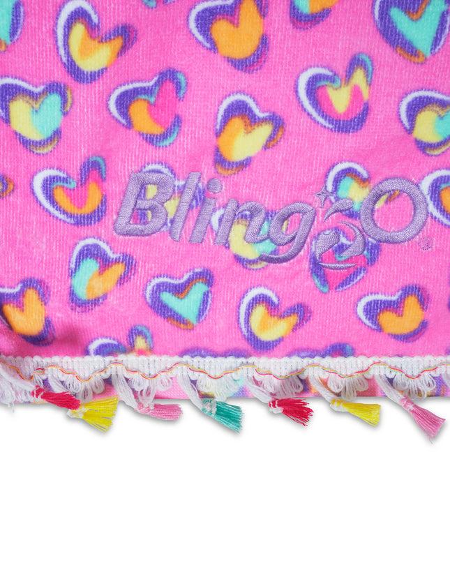 paws pattern beach towel angle 3