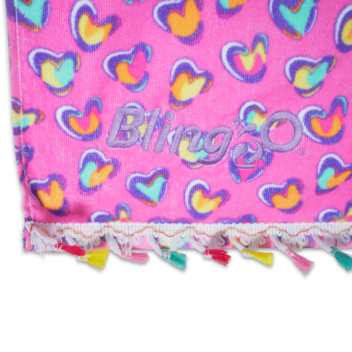 paws pattern beach towel angle 3