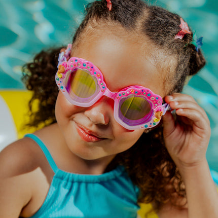 lifestyle image of girl in pool in enchanted shoreline showing detail 