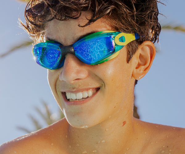 adult swim goggles Voyage – Evergreen, fits ages 6 years to Color:Orange-Grün All Luffy Transformations G2, HIGH-STEP clear vision and comfort