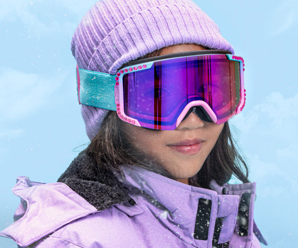 Turquoise Lustrous Frost Kids' Ski Goggles