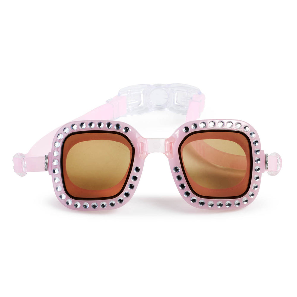 Rose Crystal Square Sunglasses