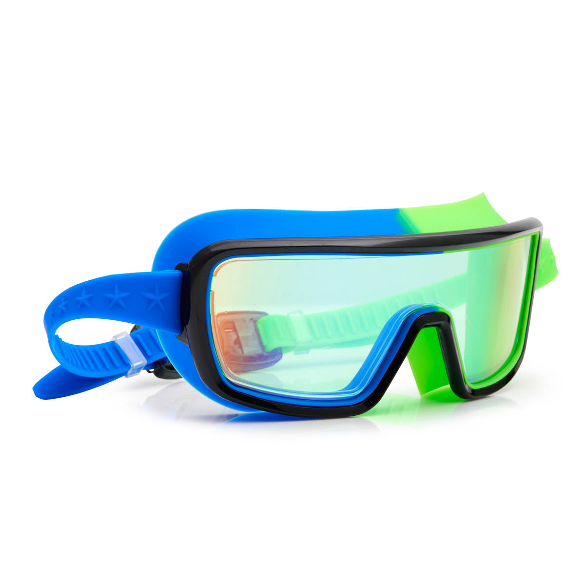 amazon swimming goggles Bling2o Prismatic Swim Goggles (Cyborg Cyan)