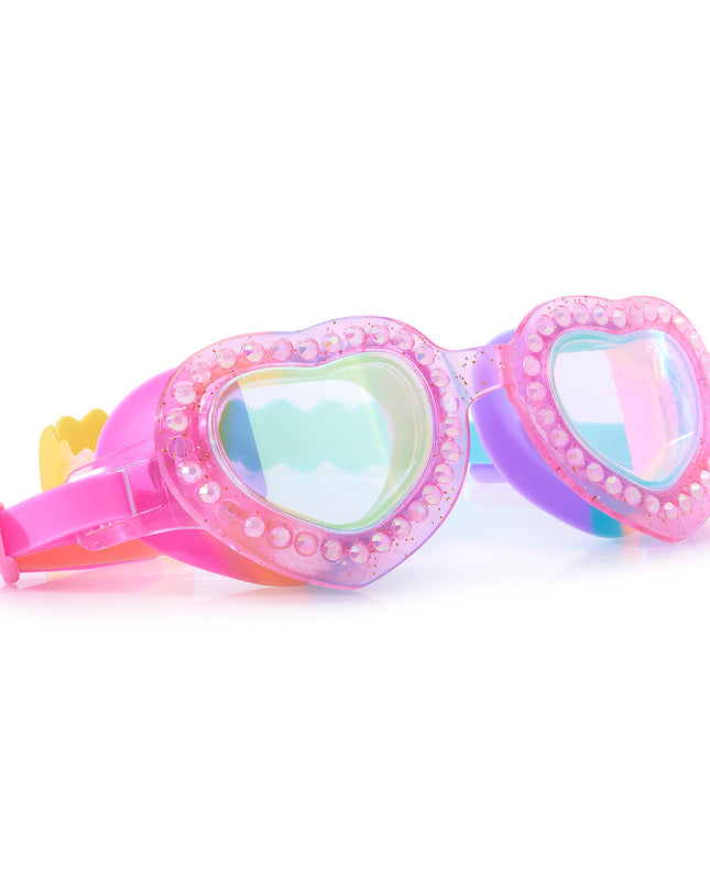 Love Ya Pink Kids' Heart-Shaped Swim Goggles