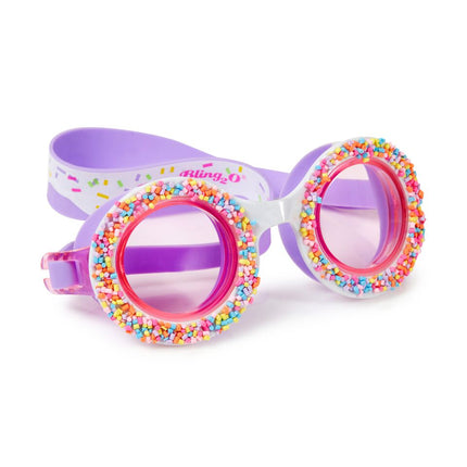 donuts 4 u swim goggles in grape jelly angle 1