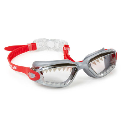 jawsome kids swim goggles in shark grey angle 1