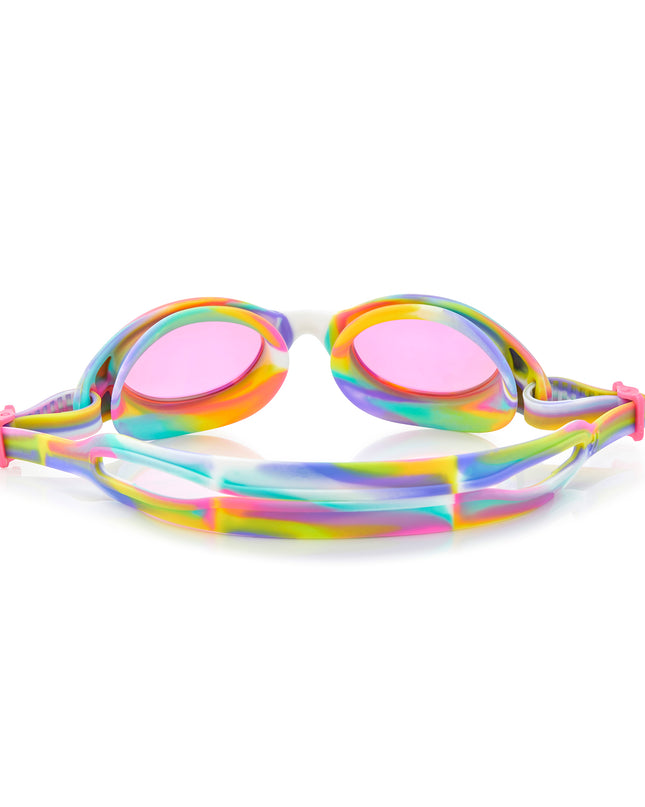 Neapolitan Swirl Taffy Girl Kids' Swim Goggles