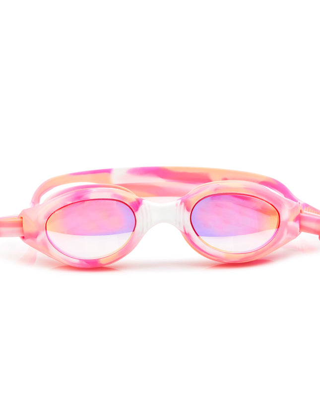 orange-cream-taffy-girl-kids-swim-goggles-anti-fog-lenses-UV-protection-playful-taffy-design-adjustable-strap
