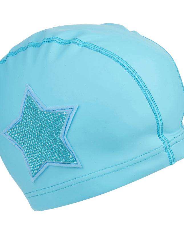 turquoise-kids-swim-cap-stylish-designer-durable
