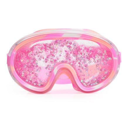 floatn' away kids swim mask in sand art pink angle 1