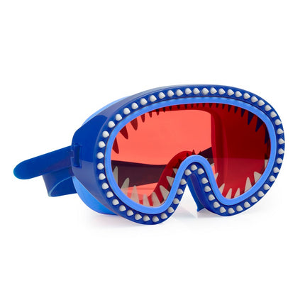 shark attack kids swim mask in nibbles red lens angle 1