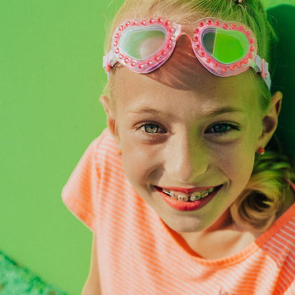 First Crush Fuchsia Heart Throb Kids' Swim Goggles