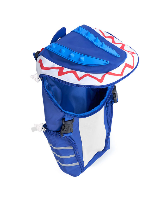 Shark Fin Blue Backpack