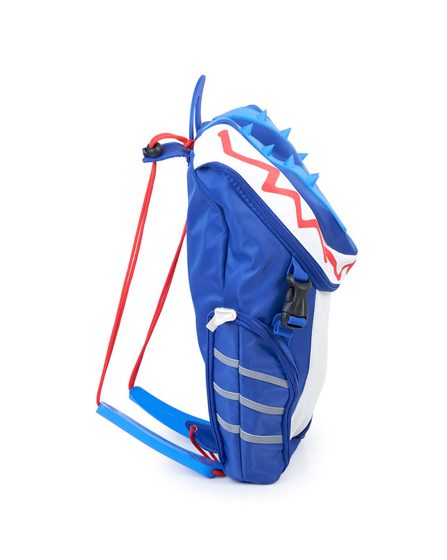 Shark Fin Blue Backpack