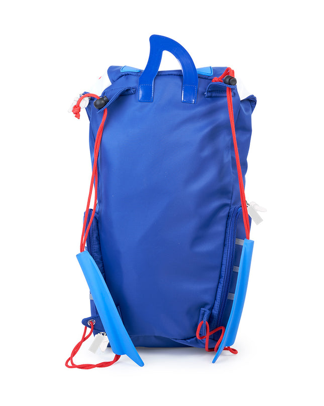 Shark Fin Blue Backpack